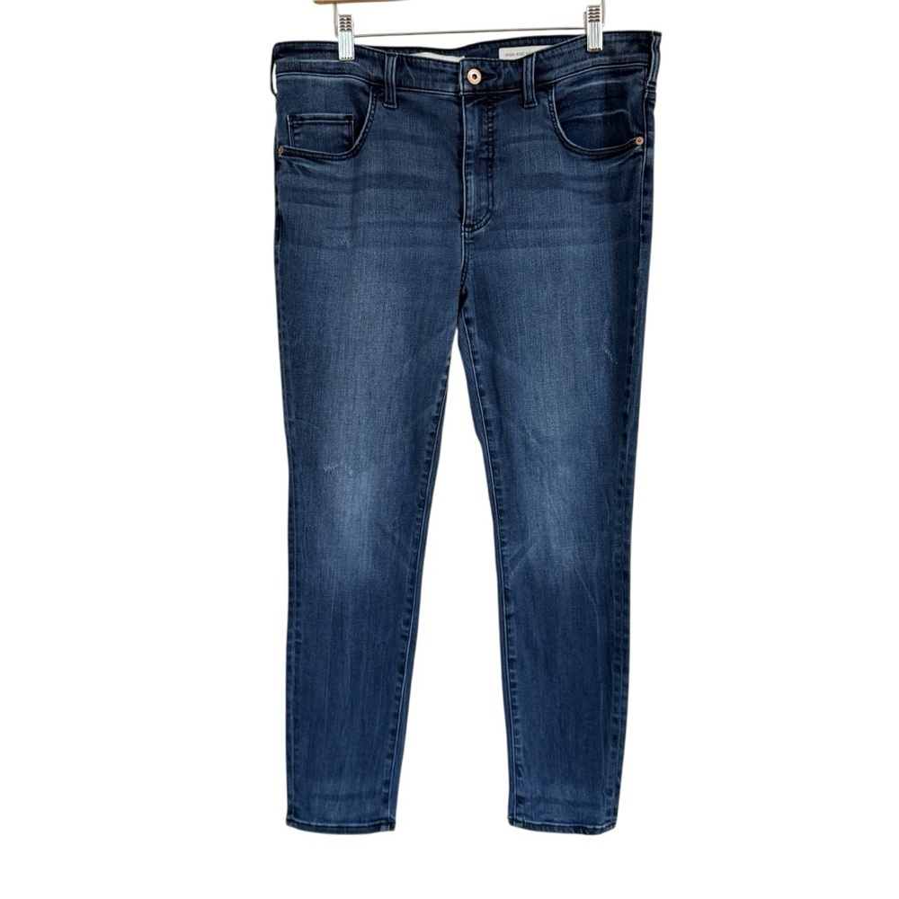 Anthropologie Pilcro And The Letterpress High Rise Skinny Denim Jeans Size 32